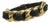 Vintage Chanel Leather and Gilt Metal Bracelet For Sale