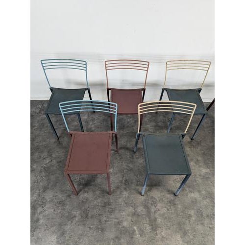 Piccolo Chairs by Pascal Mourgue for Fermob, Set of 8 For Sale - Image 3 of 17