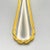 Contemporary Service for 16! Yamazaki "Tasha" Gold Accent Stainless Luxury Flatware (80-Pieces / 16 Place Settings) Late 20th Century For Sale - Image 3 of 18