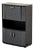 Postmodern Burl Wood Bar Cabinet, 1980s For Sale