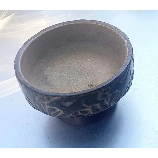 Danish Stoneware Vase and Bowl by Marianne Starck for Michael Andersen, 1960s, Set of 2, in Very Good conditions. Designed...