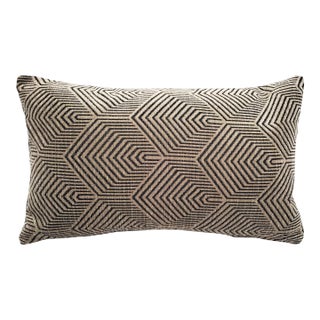 Sahara Taupe Textured Throw Pillow 12x20 For Sale