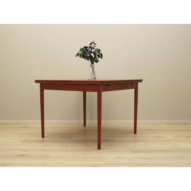 Vintage Danish Teak Table, 1970s For Sale - Image 3 of 14