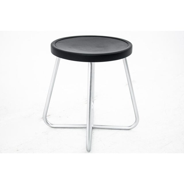 Vintage Polish Stool by Mart Stam, 1960s For Sale - Image 4 of 6