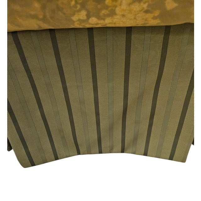 Textile 1990s 2 Ethan Allen Custom Dining Side Chairs Cottage Upholstered Botanical Farmhouse For Sale - Image 7 of 17