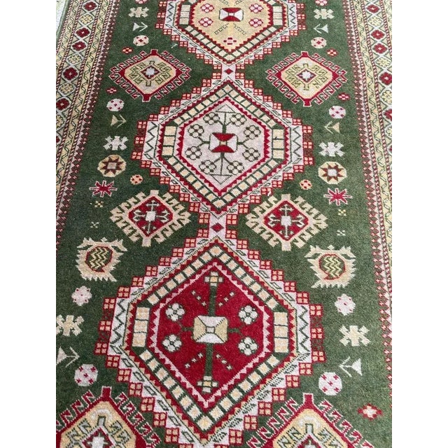 Vintage Caucasian Runner For Sale - Image 6 of 12