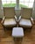 Mid-Century Modern Mid-20th Century Armchairs and Footstool by Samuel Parker for Parker Knoll, England - Set of 3 For Sale - Image 3 of 8