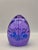 Glass Purple & Blue Art Glass Paperweight For Sale - Image 7 of 10
