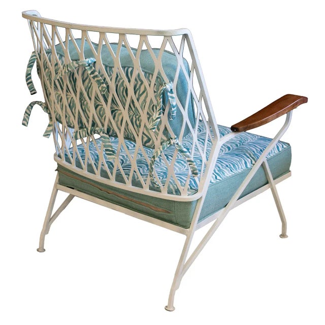 1950s Pair of 1950s Cast Iron Club Chairs by Maurizio Tempestini for Salterini For Sale - Image 5 of 8