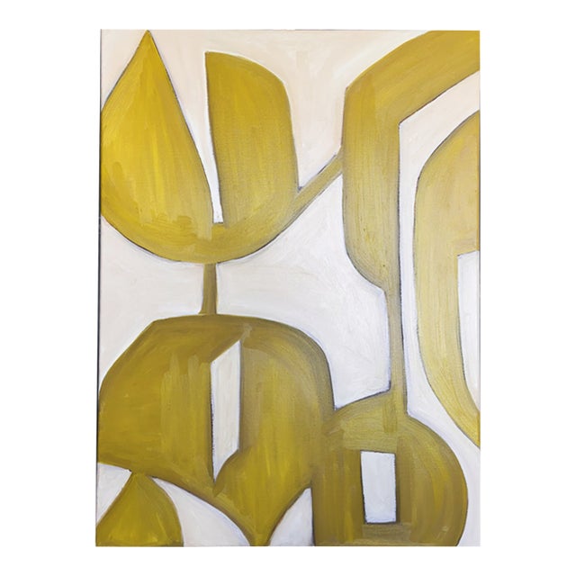 Air and Tide Original Abstract Coastal Oil Painting by Tatiana Duperault For Sale