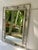 Paint Painted Distressed Faux Bamboo Mirror For Sale - Image 7 of 11