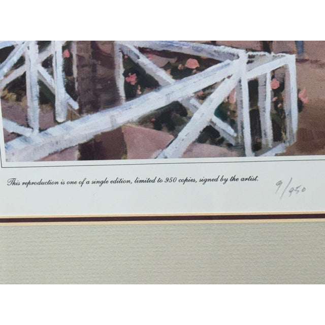 Blue Peter Williams Del Mar Racetrack Signed Print, Circa 1992 For Sale - Image 8 of 12