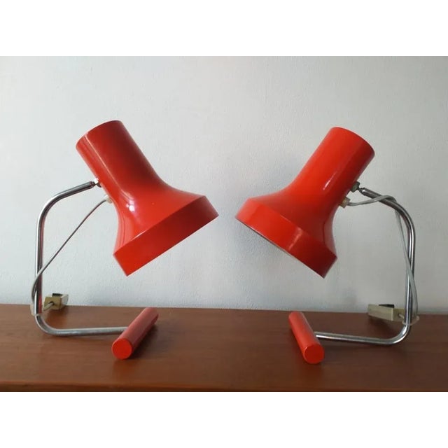 Mid-Century Table Lamps by Josef Hurka for Napako, 1970s, Set of 2 For Sale - Image 16 of 16