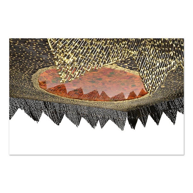 Hanging Chandelier by Henri Fernandez For Sale - Image 4 of 7