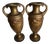 Bronze-Colored Plaster Amphoras, Set of 2 For Sale