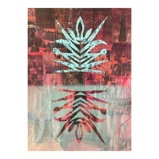 1980s Randy Ballano Mixed Media Collage For Sale