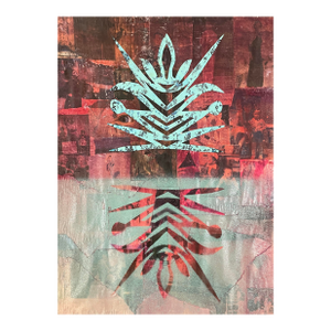 1980s Randy Ballano Mixed Media Collage