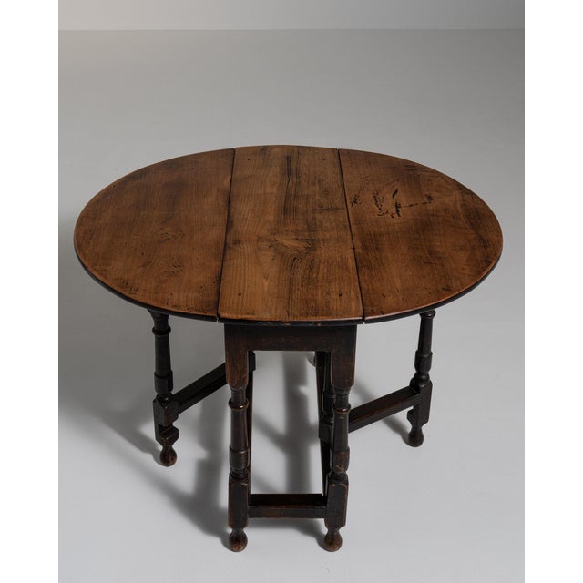 19th Century France Jacobean Brown Wood Console Table For Sale - Image 11 of 11