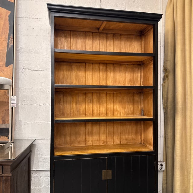 Traditional Asian Wood Storage Bookcase For Sale - Image 12 of 12