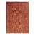 10x13 Terra Cotta Floral Oushak Rug | 9'11"x12'11" Ivory Wool Afghan Hand-Knotted For Sale