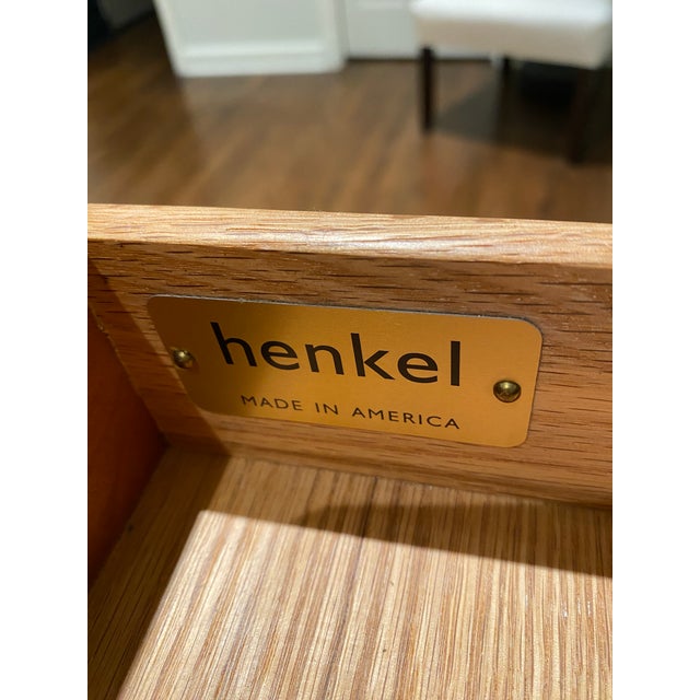 Metal Fall 2009 Henkel Solid Cherry 422 Triple Dresser – Coffee Finish For Sale - Image 7 of 7