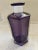 Mid-Century Modern Amethyst Color Art Glass Bottle With Stopper For Sale - Image 4 of 13
