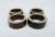 Mid-Century Modern C.1960's Mid-Century (India)-Mahogany and Brass Napkin Rings -Set of 4 For Sale - Image 3 of 5