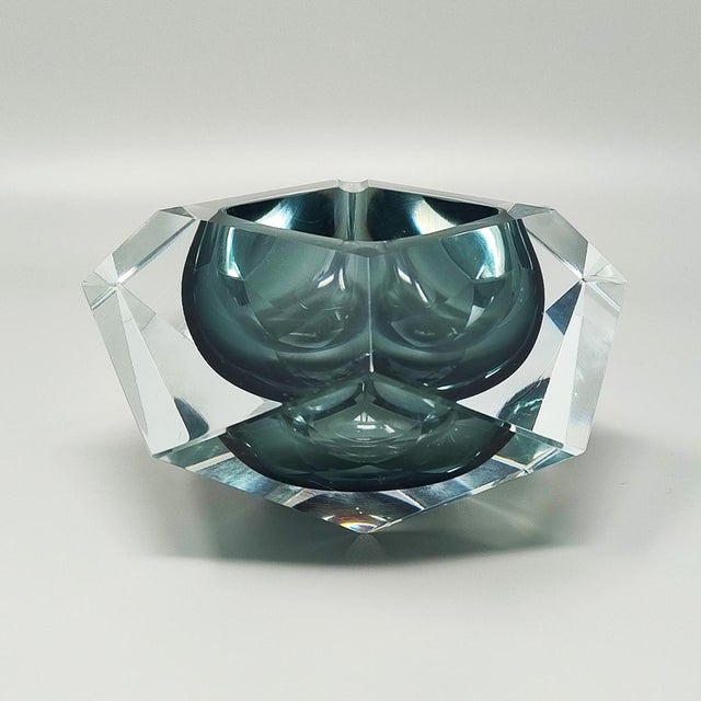 Grey Ashtray by Flavio Poli for Seguso, 1960s For Sale - Image 7 of 7