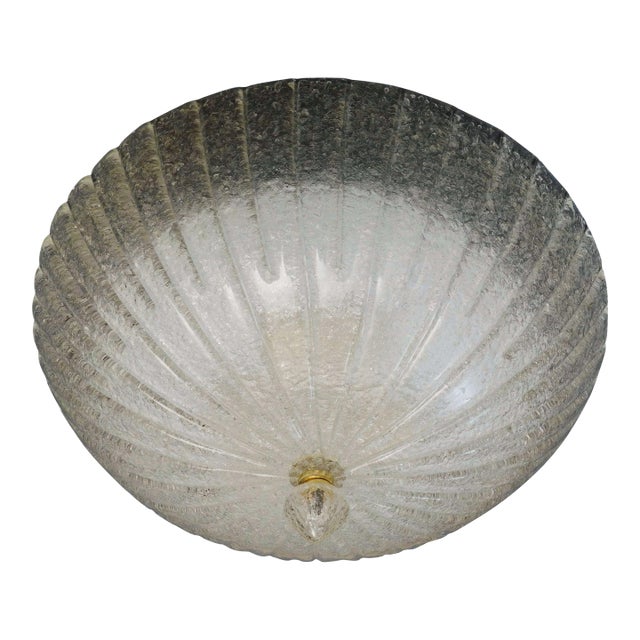 1960s Murano Graniglia Flush Mount For Sale