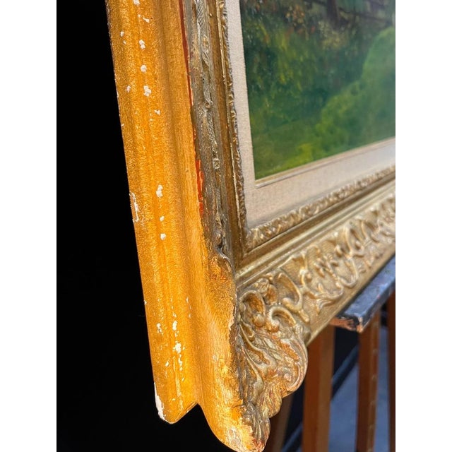 G. Schneider, Rural Landscape, Oil on Board, 1925, Framed For Sale - Image 11 of 14