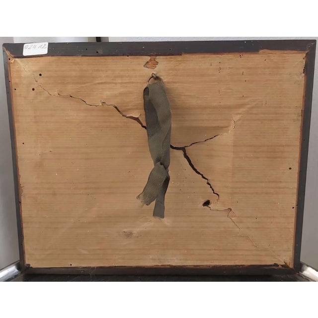 Pair of Flemish Cabinet Landscapes, Oil on Oak Panel, 17th Century. For Sale - Image 9 of 10