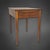 Rectangular Biedermeier table in solid walnut. Beneath the tabletop is a large drawer that spans the entire width. The...