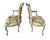 19th Century 19th Century French Louis XV Style Rococo Fauteuil Armchairs For Sale - Image 5 of 11
