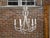 Mid 20th Century Italian Vintage Crystal and Steel Six-Light Chandelier with Faceted Beads, Wired For Sale - Image 5 of 12