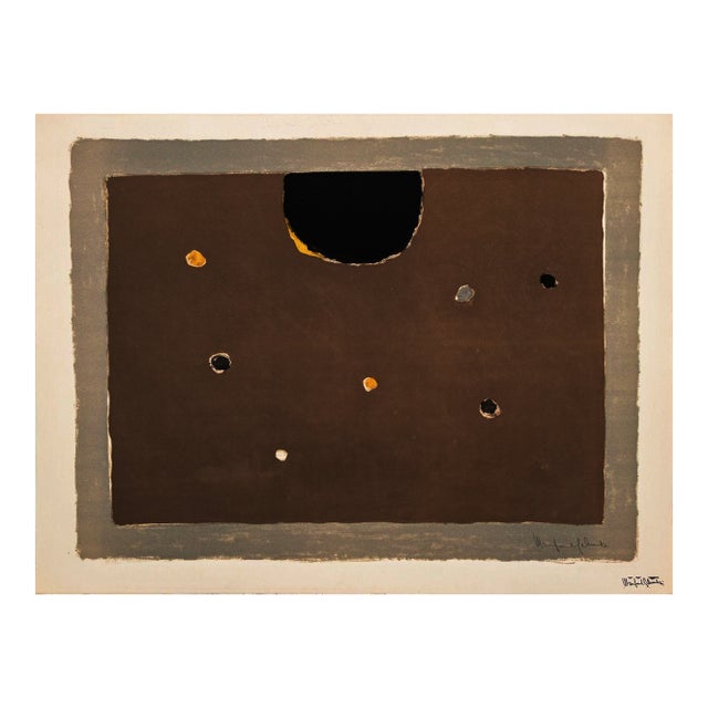 Manfred Schwartz "Somber Planet" Lithograph For Sale