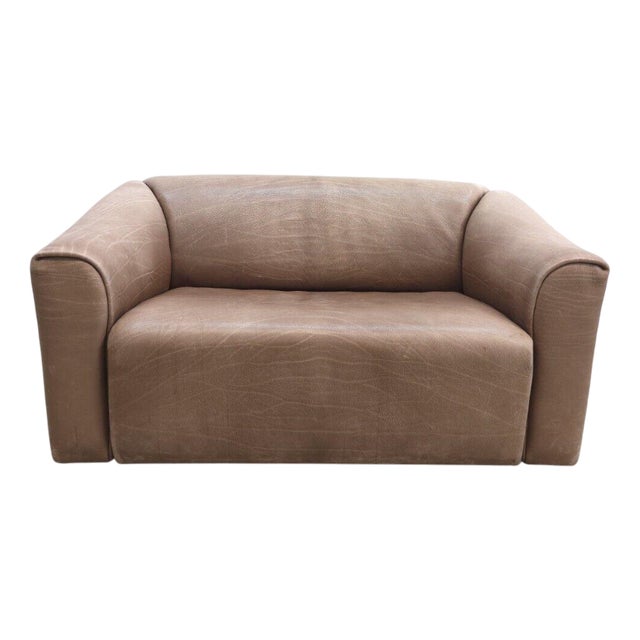 DS 47 2-Seater Sofa in Brown Leather from de Sede For Sale