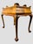 1970s Italian Wood Burl Wood Tea Table One Drawer For Sale - Image 4 of 16