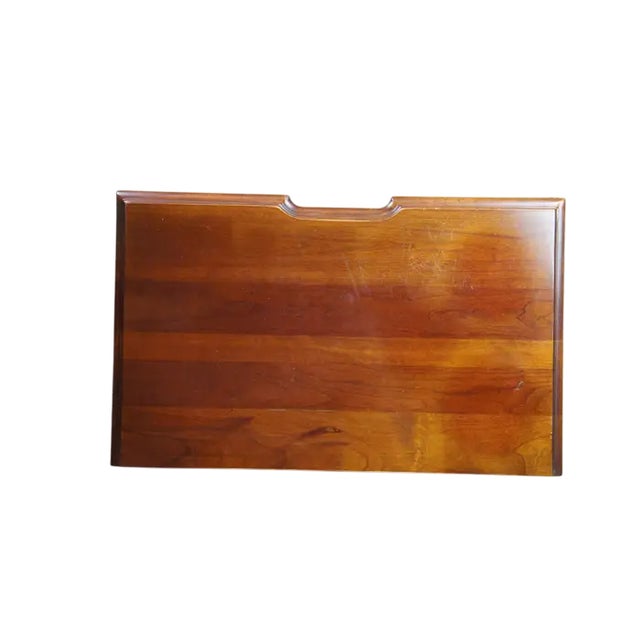 1980s 1980s Lexington Furniture Vintage Cherry Wood Goddard Block Front Chest of Drawers Nightstand or Side Table - 1980s For Sale - Image 5 of 8