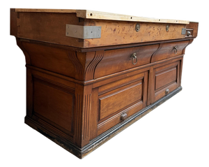 Large Late 19th Century Butcher Block