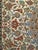 Vintage Persian Isfahan Rug, Hand-Knotted Wool & Silk, Floral Pattern, Ivory & Caramel,7x10 For Sale - Image 12 of 15
