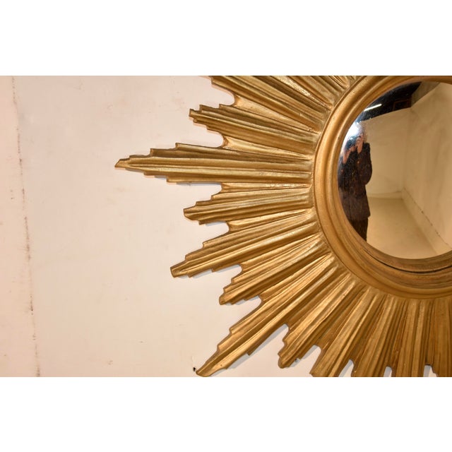 Circa 1960's Sunburst Wall Mirror For Sale - Image 11 of 11