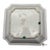 Ceramic Vintage Qing Period Famille Rose Medallion Square Decorative Plate For Sale - Image 7 of 8