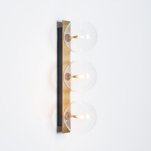 Oslo Triple Wall Sconce by Schwung For Sale - Image 4 of 16