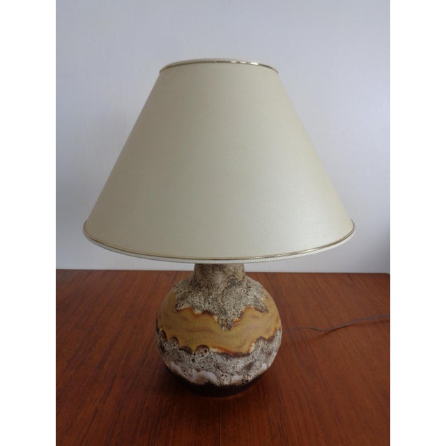 1970s Lava Ceramic Floor Lamp, Germany, 1970s For Sale - Image 5 of 14