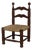 Brutalist Small Armchair in the style of Charles Dudouyt, 1960s For Sale