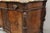 Antique French Louis XV Baroque Burl Walnut Marble Top Commode 5 Drawer Dresser For Sale - Image 14 of 16