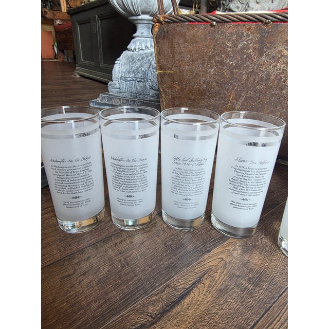1980s Texas 150th Commemorative Tumbler Set by Norman Baxter - Set of 10 For Sale - Image 4 of 7