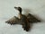 Set of 3 Mid Century Brass Flying Ducks or Geese Wall Plaques For Sale In Austin - Image 6 of 8