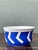 Hand-Painted Blue Geometric Ceramic Bowl For Sale - Image 13 of 13