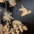 Japanese Lacquer Wall Panel With Chrysanthemum and Bird Relief For Sale - Image 10 of 14